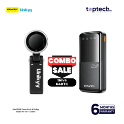 Awei P10K Power Bank & Unikyy Blade Pro Fan – Combo