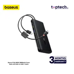 Baseus Enerfill FC41 20000mAH 100W Output Build in twin Cable Fast Charging Powerbank