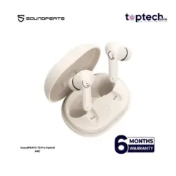 SoundPEATS T3 Pro Hybrid Active Noise Cancellation - Beige