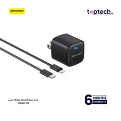 Awei PD90L-US 20W GaN Mini Charger Set