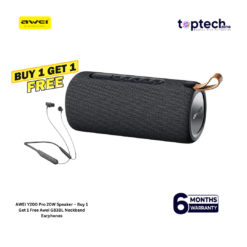 AWEI Y200 Pro 20W Speaker – Buy 1 Get 1 Free Awei G83BL Neckband Earphones