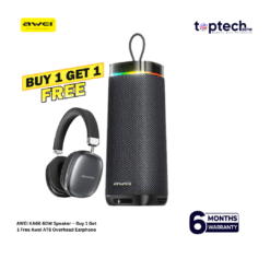 AWEI KA66 60W Speaker – Buy 1 Get 1 Free Awei AT8 Overhead Earphone