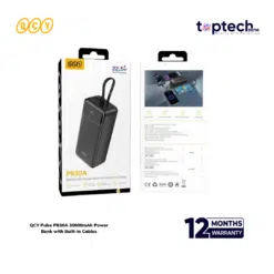 QCY Pulse PB30A 30000mAh Power Bank with Built-in Cables
