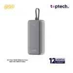 QCY Pulse PB30B 30000mAh Power Bank with 3 Built-in Cables