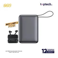 QCY PB20A Power Bank & QCY T5 Earbuds Combo – Buy 1 Get 1 Free