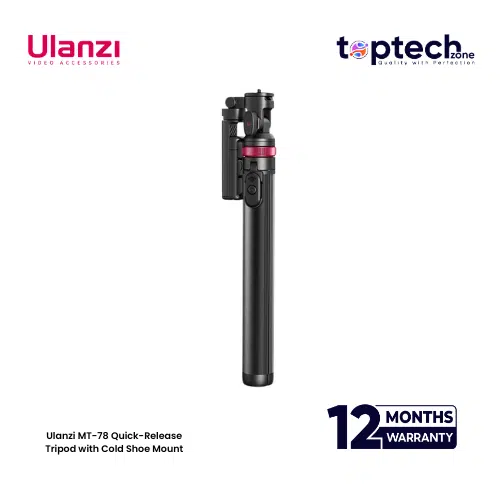 Ulanzi MT-78 Quick-Release Tripod with Cold Shoe Mount - Image 2