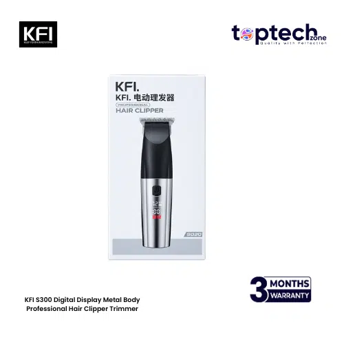 KFI S300 Digital Display Metal Body Professional Hair Clipper Trimmer - Image 2