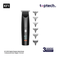 KFI S300 Digital Display Metal Body Professional Hair Clipper Trimmer