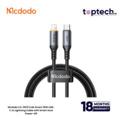 Mcdodo CA-0870 Cab Smart 36W USB-C to Lightning Cable with Smart Auto Power-Off