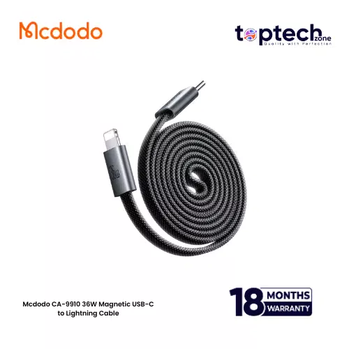 Mcdodo CA-9910 36W Magnetic USB-C to Lightning Cable
