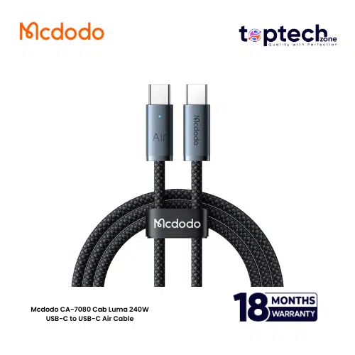 Mcdodo CA-7080 Cab Luma 240W USB-C to USB-C Air Cable - Image 2