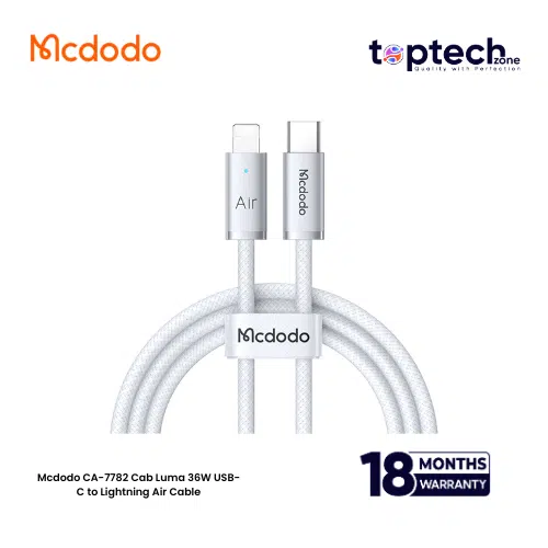 Mcdodo CA-7782 Cab Luma 36W USB-C to Lightning Air Cable - Image 2
