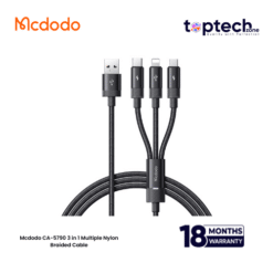 Mcdodo CA-5790 3 in 1 Multiple Nylon Braided Cable