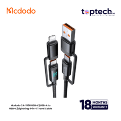 Mcdodo CA-1990 USB-C/USB-A to USB-C/Lightning 4-in-1 Travel Cable