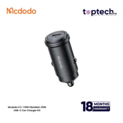 Mcdodo CC-7496 Obsidian 45W USB-C Car Charger Kit