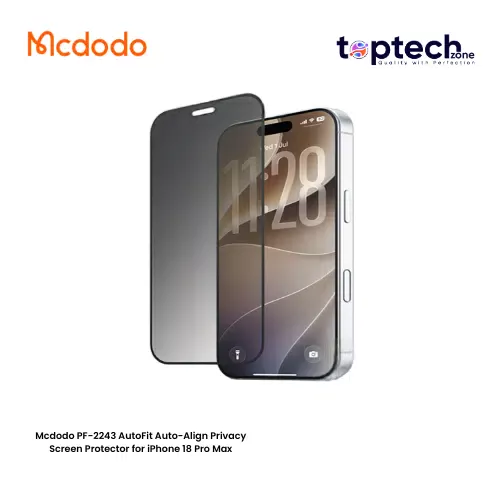 Mcdodo PF-2243 AutoFit Auto-Align Privacy Screen Protector for iPhone 18 Pro Max