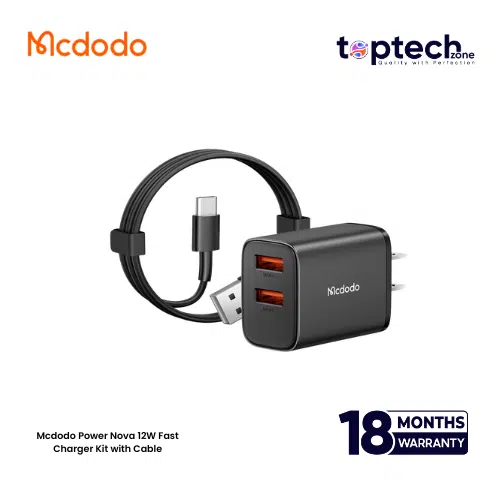 Mcdodo Power Nova 12W Fast Charger Kit with Cable - Image 2