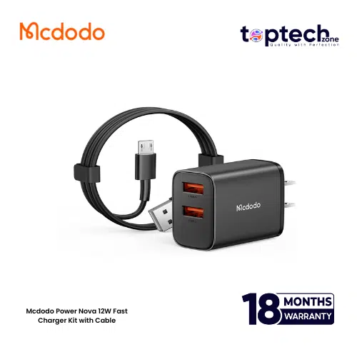 Mcdodo Power Nova 12W Fast Charger Kit with Cable - Image 3