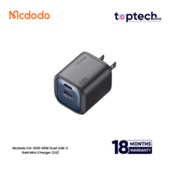 Mcdodo CH-1020 45W Dual USB-C GaN Mini Charger (US)