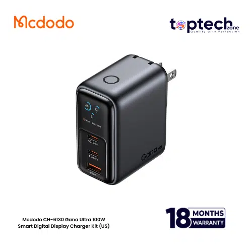 Mcdodo CH-6130 Gana Ultra 100W Smart Digital Display Charger Kit (US) - Image 3