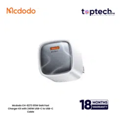 Mcdodo CH-8273 65W GaN Fast Charger Kit with 240W USB-C to USB-C Cable