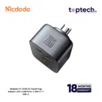 Mcdodo CP-0740 US Travel Plug Adapter with 3 USB Ports: 2 USB-C + 1 USB-A