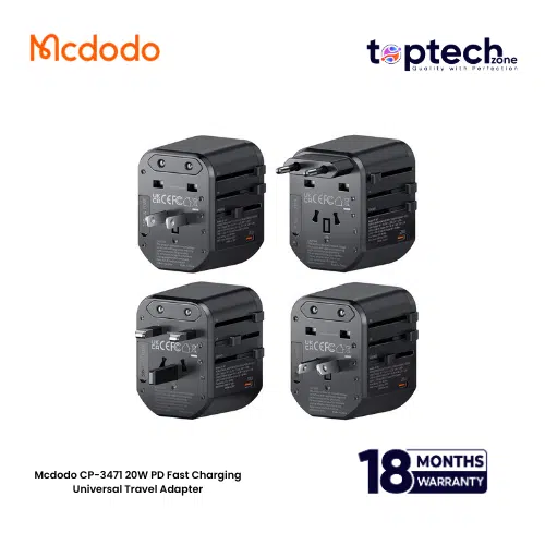 Mcdodo CP-3471 20W PD Fast Charging Universal Travel Adapter - Image 2