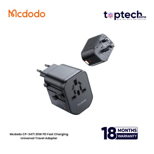 Mcdodo CP-3471 20W PD Fast Charging Universal Travel Adapter - Image 3