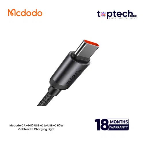 Mcdodo CA-4410 USB-C to USB-C 60W Cable - Image 2