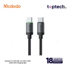 Mcdodo CA-4411 USB-C to USB-C 60W Cable with Charging Light