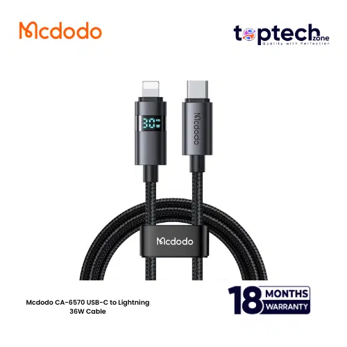 Mcdodo CA-6570 USB-C to Lightning 36W Cable - Image 2