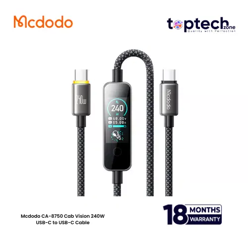 Mcdodo CA-8750 Cab Vision 240W USB-C to USB-C Cable