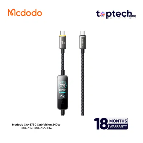 Mcdodo CA-8750 Cab Vision 240W USB-C to USB-C Cable - Image 3